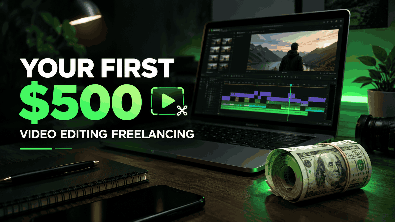 You are currently viewing How to Earn the First $500 Doing Freelance Video Editing